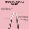 image:imageJAPONESQUE  SKINTherapy Dermaplaning Facial Razors  Two Blade Sizes with Interchangeable Handle Eyebrow Razor Ultra Sharp Japanese Blades For Hair Removal Multipurpose Exfoliating