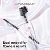 image:imageJAPONESQUE Brow amp Eye Brush Set Includes BrowLash Comb to Separate Lashes Angled Liner Brush for Brow Filler Application Spoolie to Smooth