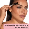 image:imageJAPONESQUE Brow amp Lash Shaper with 3 Different Spoolie Brushes for Separating Lashes Eliminating Mascara Clumps and Grooming and Shaping Brows