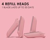 image:imageJAPONESQUE Dermaplaner Replacement Blades 4Pack Facial Razor Blade Heads Only