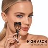 image:imageJAPONESQUE Extreme Lash Curler  Scissor Comfort Handle Deep Curl Keeps Lashes Curled for 8 Hours High Arch Design for Natural or False Lashes Includes 1 Refill Pad Gunmetal