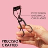 image:imageJAPONESQUE Extreme Lash Curler  Scissor Comfort Handle Deep Curl Keeps Lashes Curled for 8 Hours High Arch Design for Natural or False Lashes Includes 1 Refill Pad Gunmetal