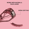 image:imageJAPONESQUE Extreme Lash Curler  Scissor Comfort Handle Deep Curl Keeps Lashes Curled for 8 Hours High Arch Design for Natural or False Lashes Includes 1 Refill Pad Gunmetal