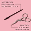 image:imageJAPONESQUE Eyebrow Scissors And Spoolie Small Scissors For Grooming
