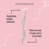 image:imageJAPONESQUE False Lash Applicator Tweezers  Lash Pad Cushioned Safety Tweezers  Dual Ended Lash Applicator Tool With Built In Stainless Steel Lash Comb