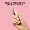 image:imageJAPONESQUE Fingernail amp Toenail Clippers Set with Salon Quality Sharp Blades Made from Stainless SteelStainless Handle