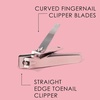 image:imageJAPONESQUE Fingernail amp Toenail Clippers Set with Salon Quality Sharp Blades Made from Stainless SteelStainless Handle