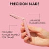 image:imageJAPONESQUE Foldable Dermaplane Razors  Face Razors For Women 3 Piece Set1 Count Pack of 6