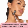 image:imageJAPONESQUE SKINTherapy Contouring Facial Tool V Roller for Lymphatic Drainage Facial Massage Relieves Tension and Improves Absorption of Skin Care Products