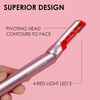 image:imageJAPONESQUE SKINTherapy LumeBlade Facial Dermaplane Razor with Soothing Red Light Therapy at the Blade Includes 2 Replacement Blades