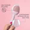 image:imageJAPONESQUE SKINTherapy Rejuvenating Sonic Facial Cleanser Rechargeable Waterproof Cleansing Device with Silicone Brush  Lift Firm and Tone Skin