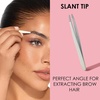 image:imageJAPONESQUE Slant and Point Tweezers Set for Defining and Shaping Brows Made with HandSharpened Stainless Ideal for TravelNatural Shimmer Set