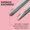 image:imageJAPONESQUE Slant and Point Tweezers Set for Defining and Shaping Brows Made with HandSharpened Stainless Ideal for TravelNatural Shimmer Set