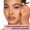 image:imageJAPONESQUE Slant and Point Tweezers Set for Defining and Shaping Brows Made with HandSharpened Stainless Ideal for TravelStandard Set