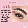 image:imageJAPONESQUE Soft Touch Slant Tweezer with Precision Crafted Hand Sharpened Tips for Shaping and Defining Brows Includes Protective Storage Pouch