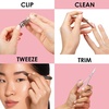 image:imageJAPONESQUE Travel Manicure Kit  6Piece Nail Tool Set in Compact Case for AtHome amp Travel Use