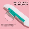 image:imageJaponesque Dermaplaner with Soothing Aloe Comfort Strip  Facial Dermaplane Razor Skin Tool with Ultra Precision Blade for Facial Hair Removal and Exfoliation 5pk