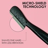 image:imageJaponesque Eyebrow Razor with UltraSharp Stainless Steel Blades for Removal of Facial Hair on Women Also acts as a Dermaplane Razor to Remove Peach Fuzz amp Exfoliate the face Travel Cap Included