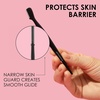 image:imageJaponesque Eyebrow Razor with UltraSharp Stainless Steel Blades for Removal of Facial Hair on Women Also acts as a Dermaplane Razor to Remove Peach Fuzz amp Exfoliate the face Travel Cap Included