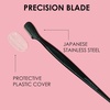 image:imageJaponesque Eyebrow Razor with UltraSharp Stainless Steel Blades for Removal of Facial Hair on Women Also acts as a Dermaplane Razor to Remove Peach Fuzz amp Exfoliate the face Travel Cap Included