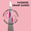image:imageJaponesque Smart Guide Slant Tweezers  Precision Eyebrow Plucking Tool with Slant Tip Stainless Steel Hair Removal