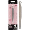 image:imageJAPONESQUE Shape amp Soothe Tweezer 2in1 Tool Slant Tweezer for Shaping amp Defining Brows amp Eye Soother for Reducing Puffiness