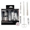 image:imageJAPONESQUE Travel Manicure Kit  6Piece Nail Tool Set in Compact Case for AtHome amp Travel Use