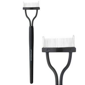 image:imageJAPONESQUE  Velvet Touch Lash Separator 043 x 579 x 118 inches  Eyelash Comb Lash Separator Tool Remove Mascara Clumps Arc Lash Brush Black