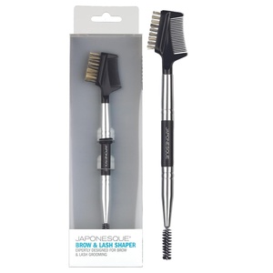 image:imageJAPONESQUE Brow amp Lash Shaper with 3 Different Spoolie Brushes for Separating Lashes Eliminating Mascara Clumps and Grooming and Shaping Brows