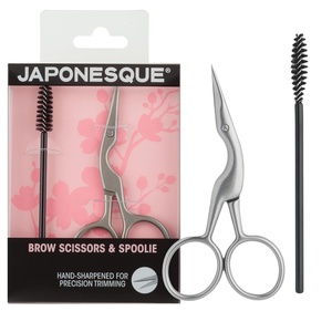 image:imageJAPONESQUE Eyebrow Scissors And Spoolie Small Scissors For Grooming