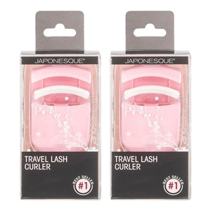 image:imageJAPONESQUE Travel Eyelash Curler Pink 2 Pack